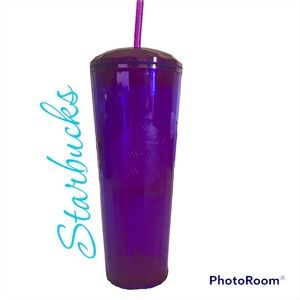 Starbucks HTF Deep Purple Iridescent Tumbler